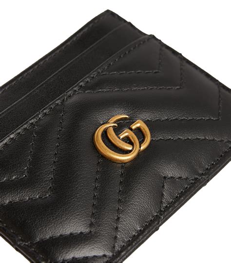 gucci marmont leather card case review|Gucci Marmont card wallet.